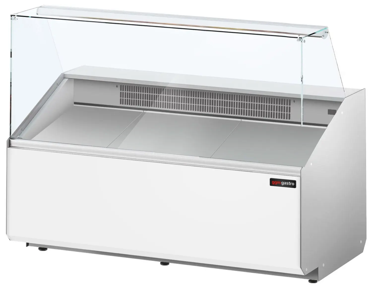 Vitrina frigorifica pentru magazin GGM Gastro KTJI159E-W (White) - 3