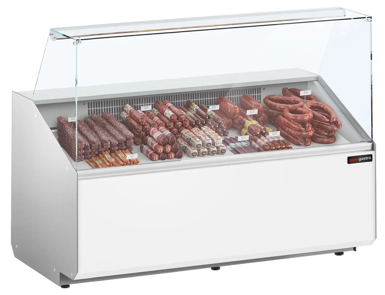 Vitrina frigorifica pentru magazin GGM Gastro KTJI159E-W (White)