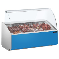 Холодильная витрина для магазина GGM Gastro KTJI159G-B (Blue)