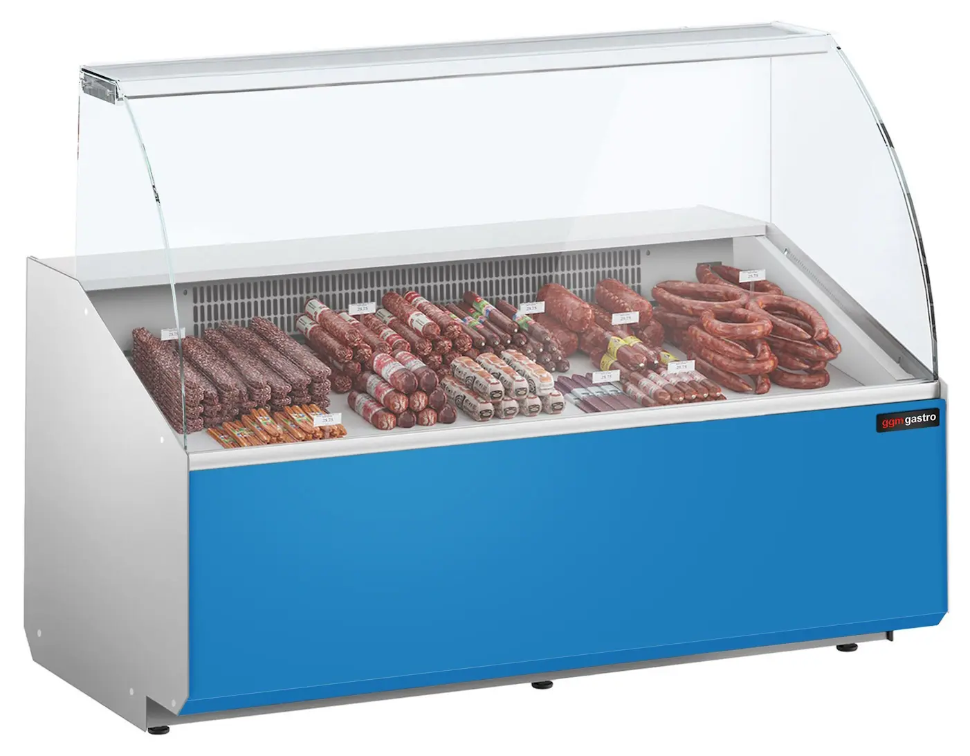 Vitrina frigorifica pentru magazin GGM Gastro KTJI159G-B (Blue)