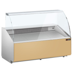 Холодильная витрина для магазина GGM Gastro KTJI159G-BG (Beige) Thumb