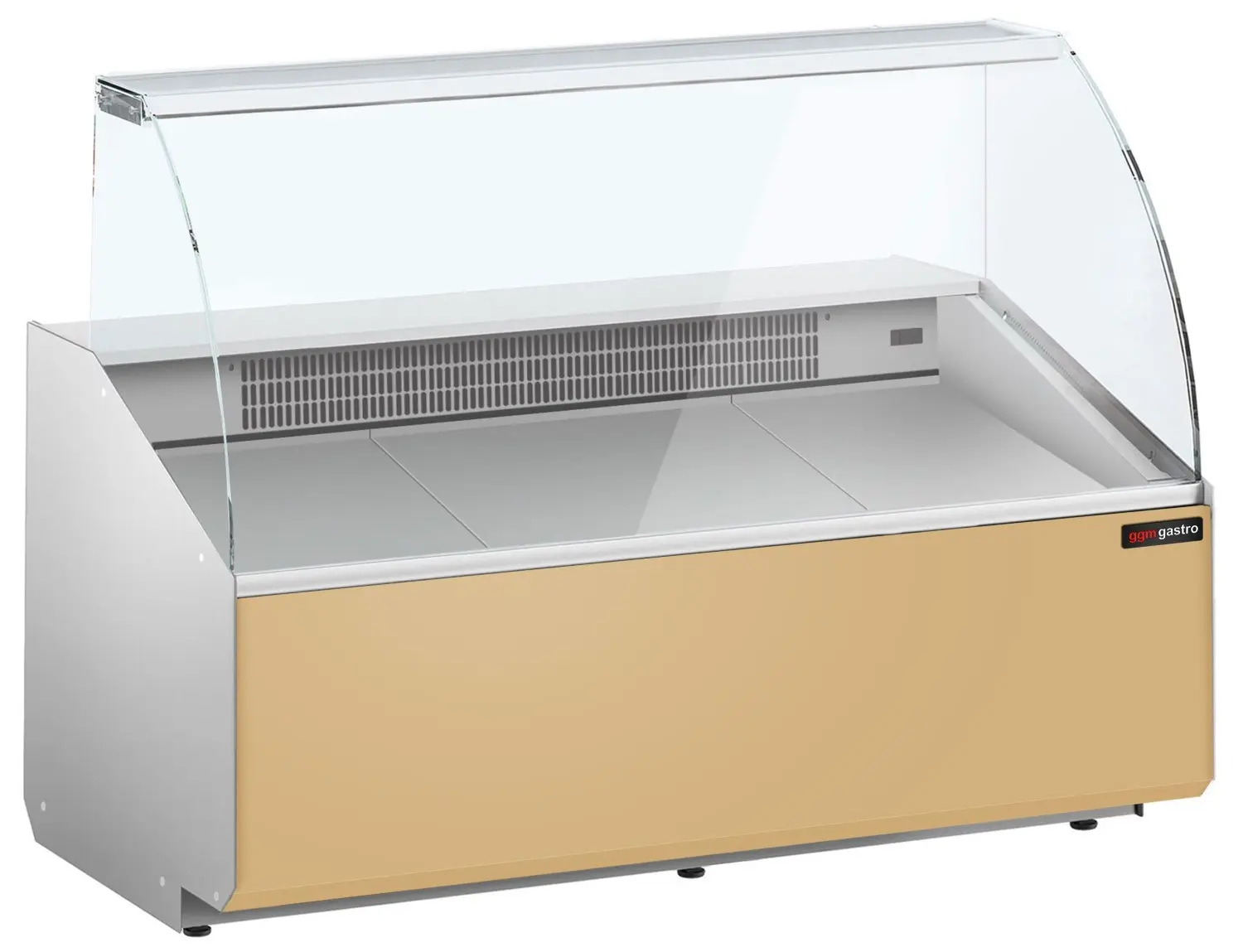 Холодильная витрина для магазина GGM Gastro KTJI159G-BG (Beige) - 2