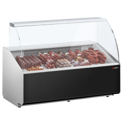 Холодильная витрина для магазина GGM Gastro KTJI159G (Black)
