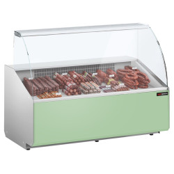 Vitrina frigorifica pentru magazin GGM Gastro KTJI159G-G (Green)