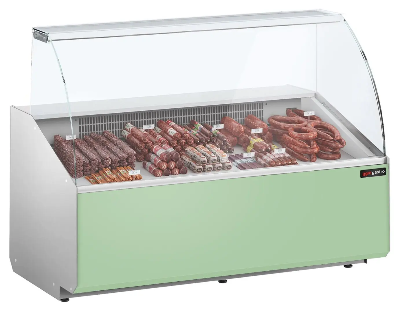 Vitrina frigorifica pentru magazin GGM Gastro KTJI159G-G (Green)