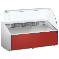Холодильная витрина для магазина GGM Gastro KTJI159G-R (Red) Thumb