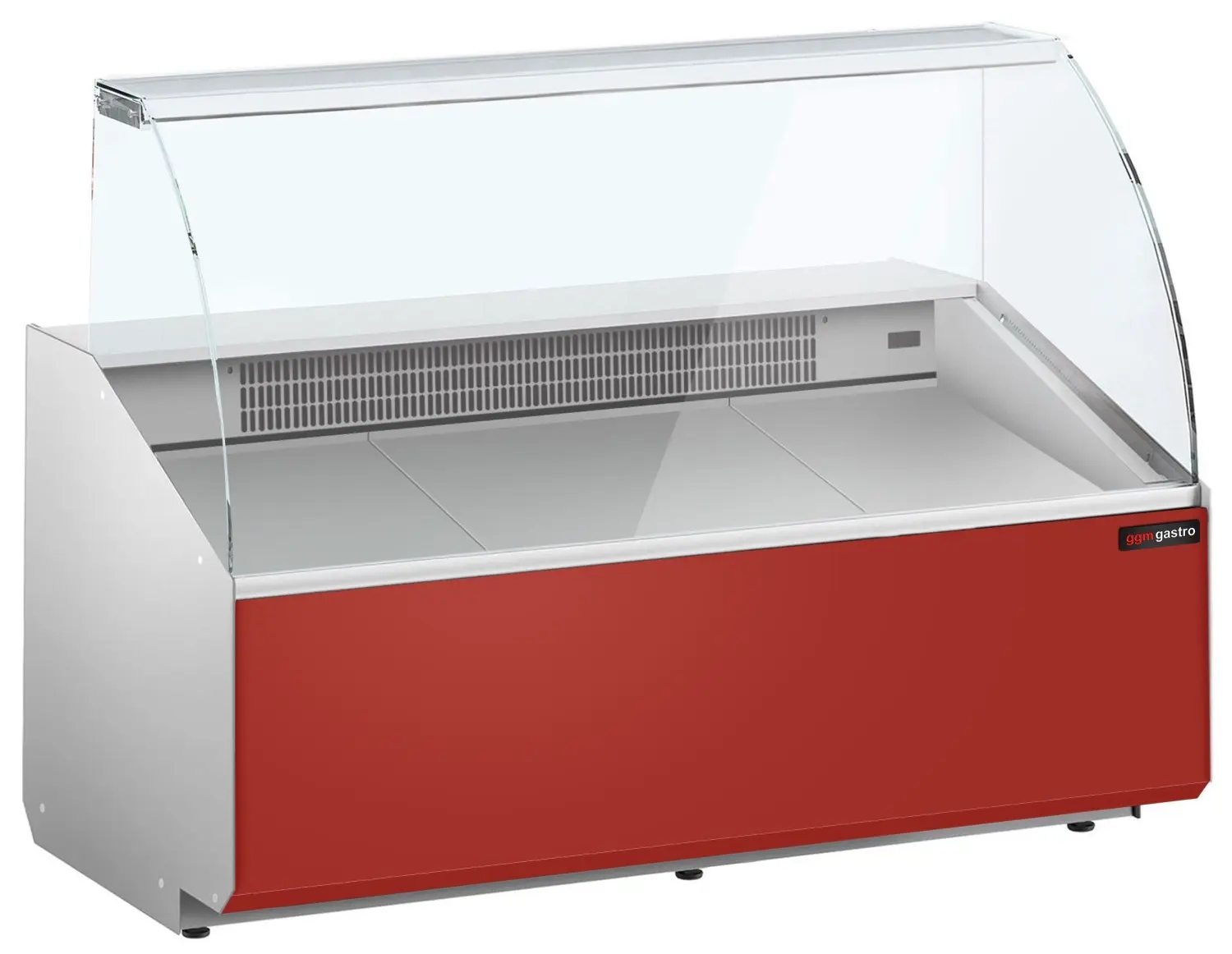 Холодильная витрина для магазина GGM Gastro KTJI159G-R (Red) - 2