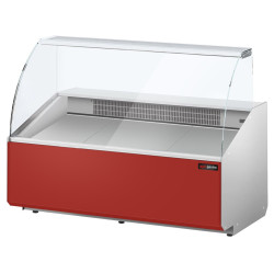 Холодильная витрина для магазина GGM Gastro KTJI159G-R (Red) Thumb