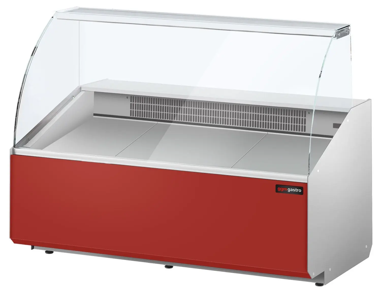 Холодильная витрина для магазина GGM Gastro KTJI159G-R (Red) - 3