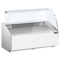 Vitrina frigorifica pentru magazin GGM Gastro KTJI159G-W (White) Thumb