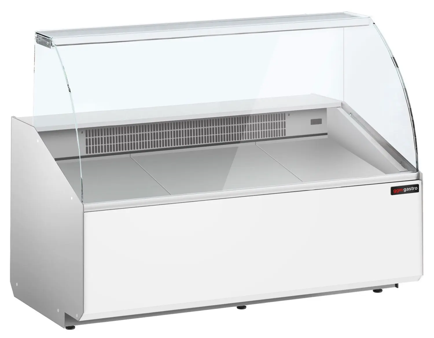 Vitrina frigorifica pentru magazin GGM Gastro KTJI159G-W (White) - 2