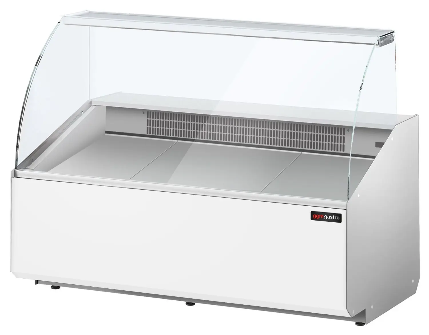 Vitrina frigorifica pentru magazin GGM Gastro KTJI159G-W (White) - 3