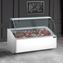 Vitrina frigorifica pentru magazin GGM Gastro KTJI159G-W (White) Thumb
