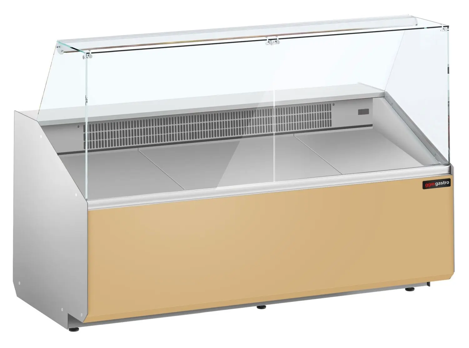 Vitrina frigorifica pentru magazin GGM Gastro KTJI209E-BG (Beige) - 2
