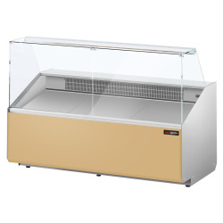 Vitrina frigorifica pentru magazin GGM Gastro KTJI209E-BG (Beige) Thumb