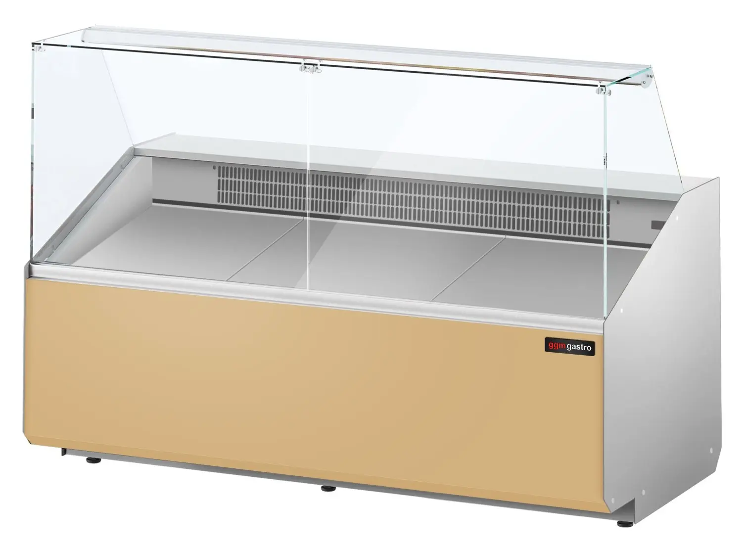 Vitrina frigorifica pentru magazin GGM Gastro KTJI209E-BG (Beige) - 3