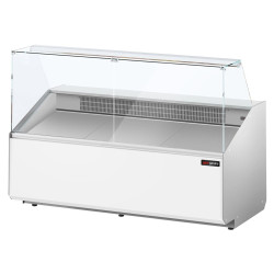 Vitrina frigorifica pentru magazin GGM Gastro KTJI209E-W (White) Thumb