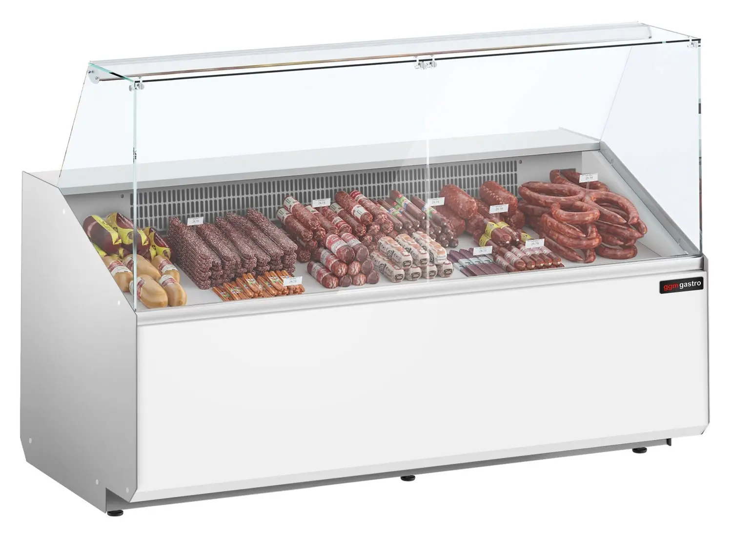 Vitrina frigorifica pentru magazin GGM Gastro KTJI209E-W (White)