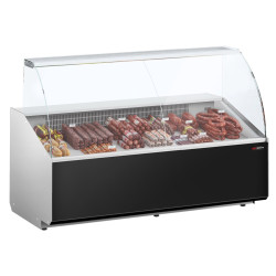 Vitrina frigorifica pentru magazin GGM Gastro KTJI209G (Black)
