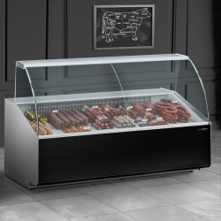 Vitrina frigorifica pentru magazin GGM Gastro KTJI209G (Black) Thumb