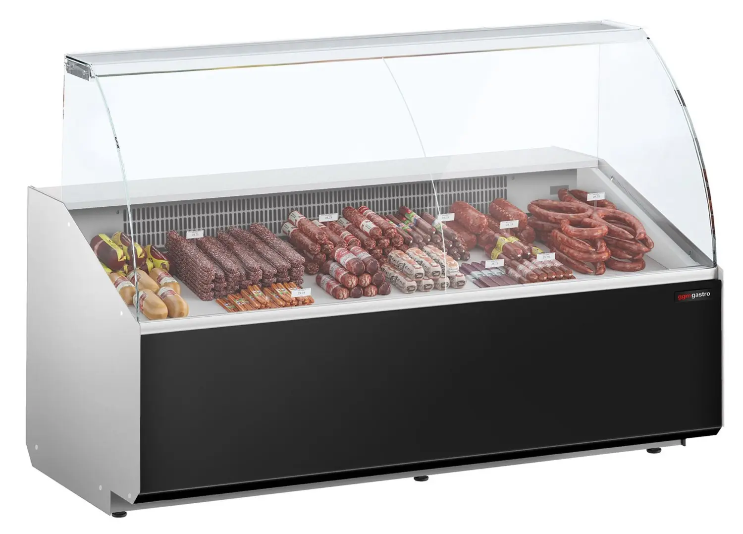 Vitrina frigorifica pentru magazin GGM Gastro KTJI209G (Black)