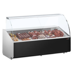 Холодильная витрина для магазина GGM Gastro KTJI259G (Black)