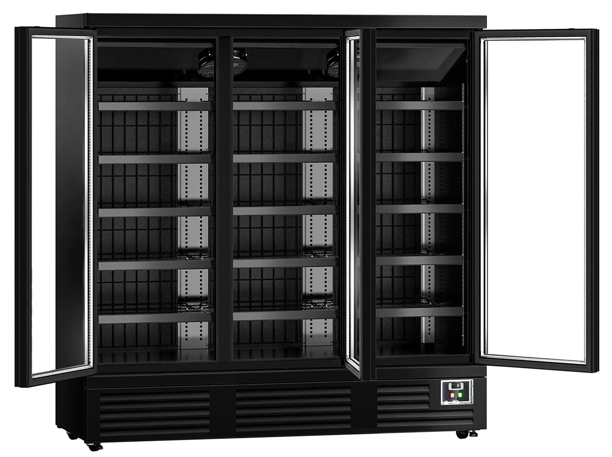 Vitrina frigorifica pentru magazin GGM Gastro WKBL1100 (Black) - 3