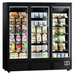 Холодильная витрина для магазина GGM Gastro WKBL1100 (Black)