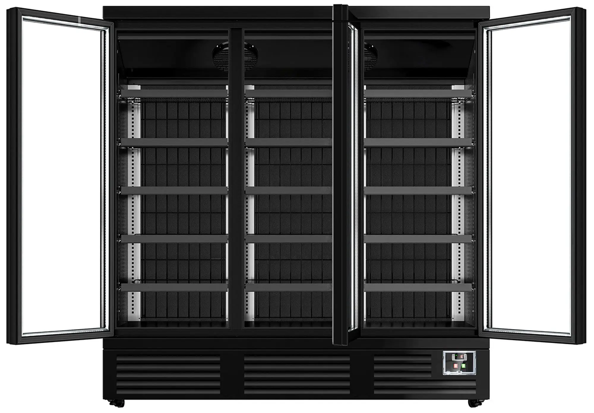Vitrina frigorifica pentru magazin GGM Gastro WKBL1100 (Black) - 5