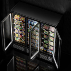 Vitrina frigorifica pentru magazin GGM Gastro WKBL1100 (Black) Thumb