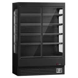 Холодильная витрина для магазина GGM Gastro WKBL137D (Black) Thumb