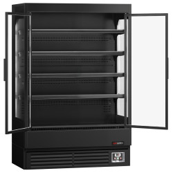 Холодильная витрина для магазина GGM Gastro WKBL137D (Black) Thumb
