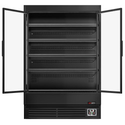 Холодильная витрина для магазина GGM Gastro WKBL137D (Black) Thumb