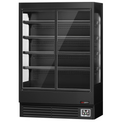 Холодильная витрина для магазина GGM Gastro WKBL137D (Black) Thumb
