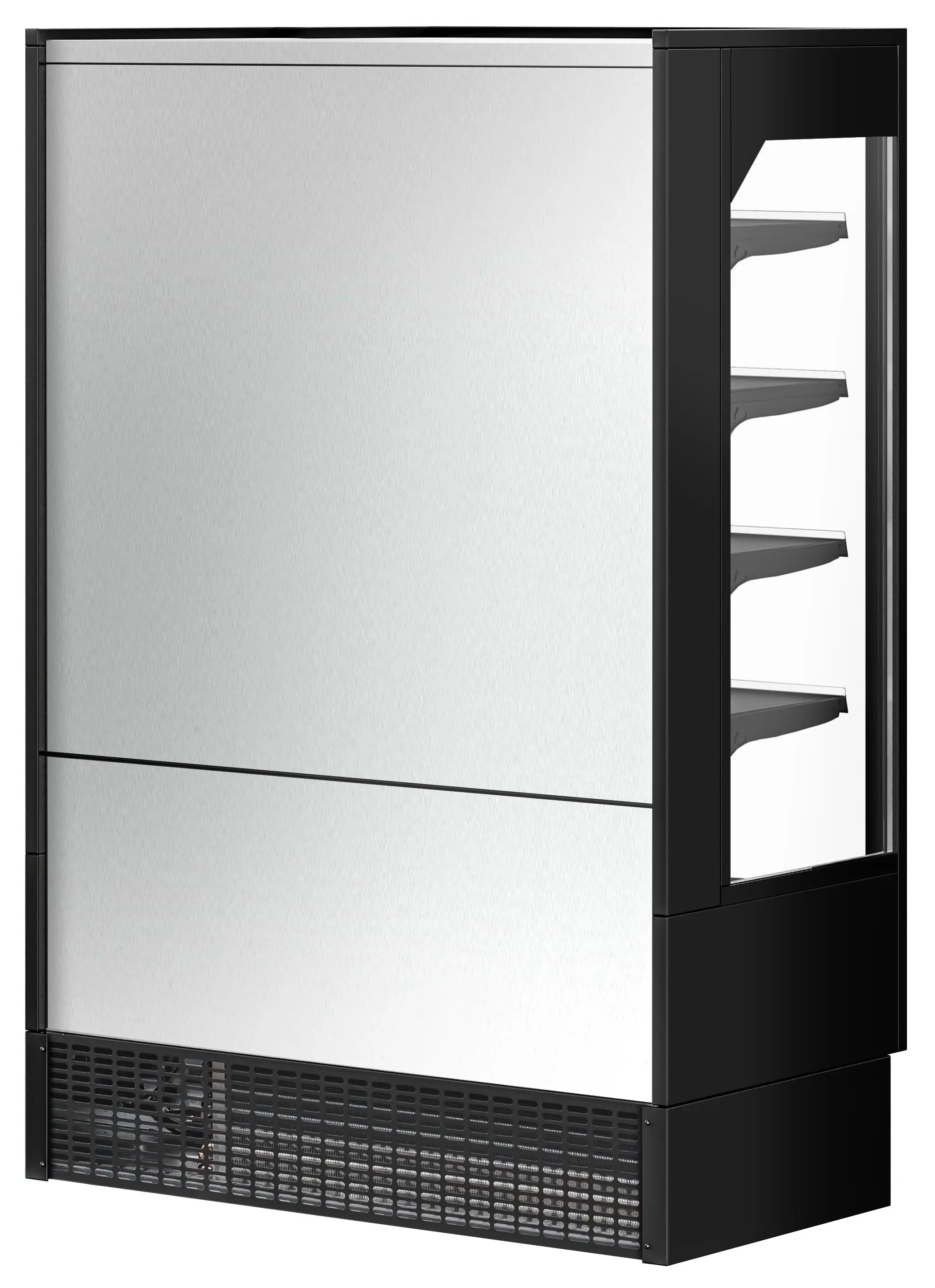 Холодильная витрина для магазина GGM Gastro WKBL137D (Black) - 6