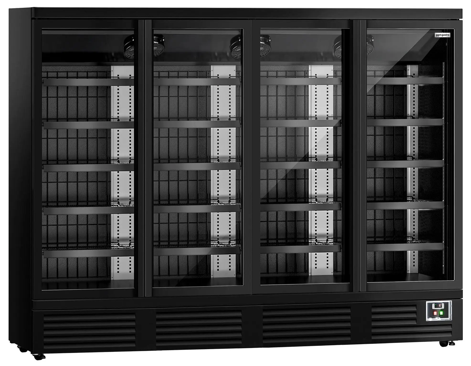Холодильная витрина для магазина GGM Gastro WKBL1500 (Black) - 2
