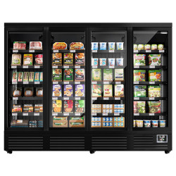 Холодильная витрина для магазина GGM Gastro WKBL1500 (Black) Thumb