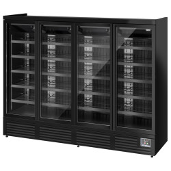 Холодильная витрина для магазина GGM Gastro WKBL1500 (Black) Thumb