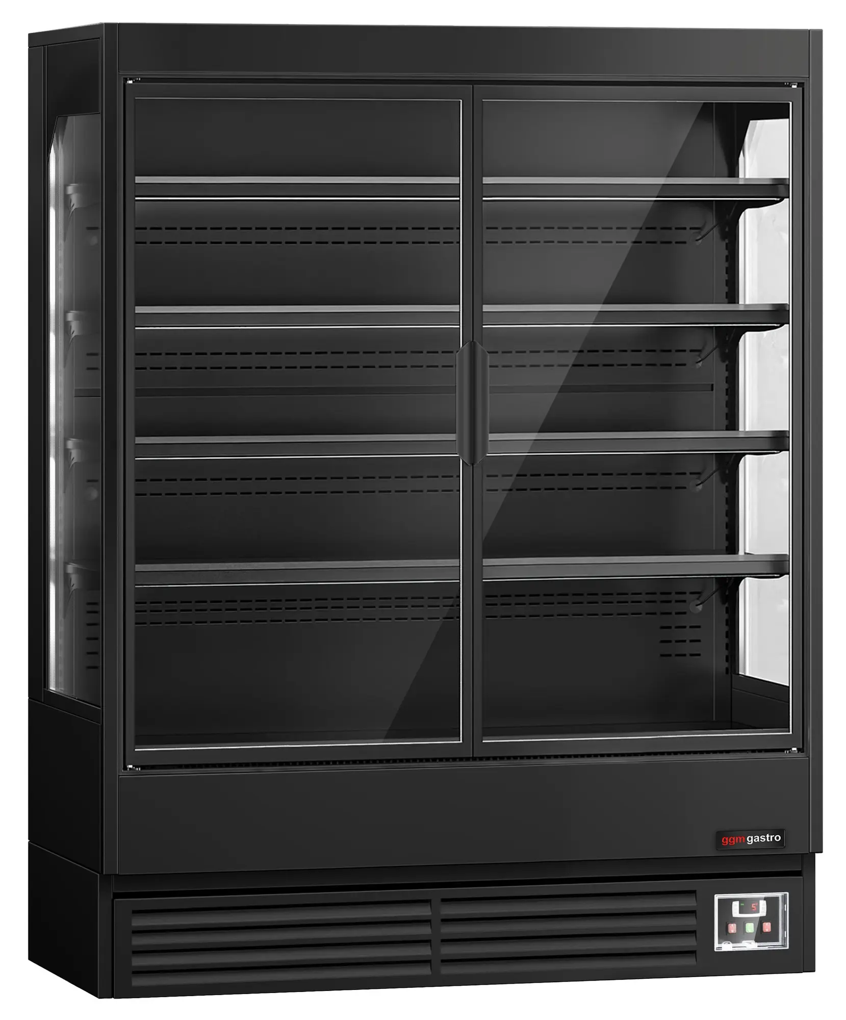 Холодильная витрина для магазина GGM Gastro WKBL157D (Black) - 2