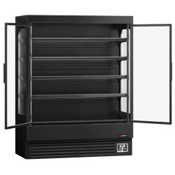 Холодильная витрина для магазина GGM Gastro WKBL157D (Black) Thumb