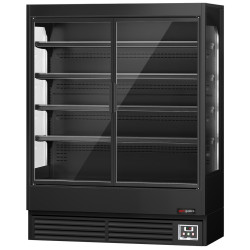 Холодильная витрина для магазина GGM Gastro WKBL157D (Black) Thumb
