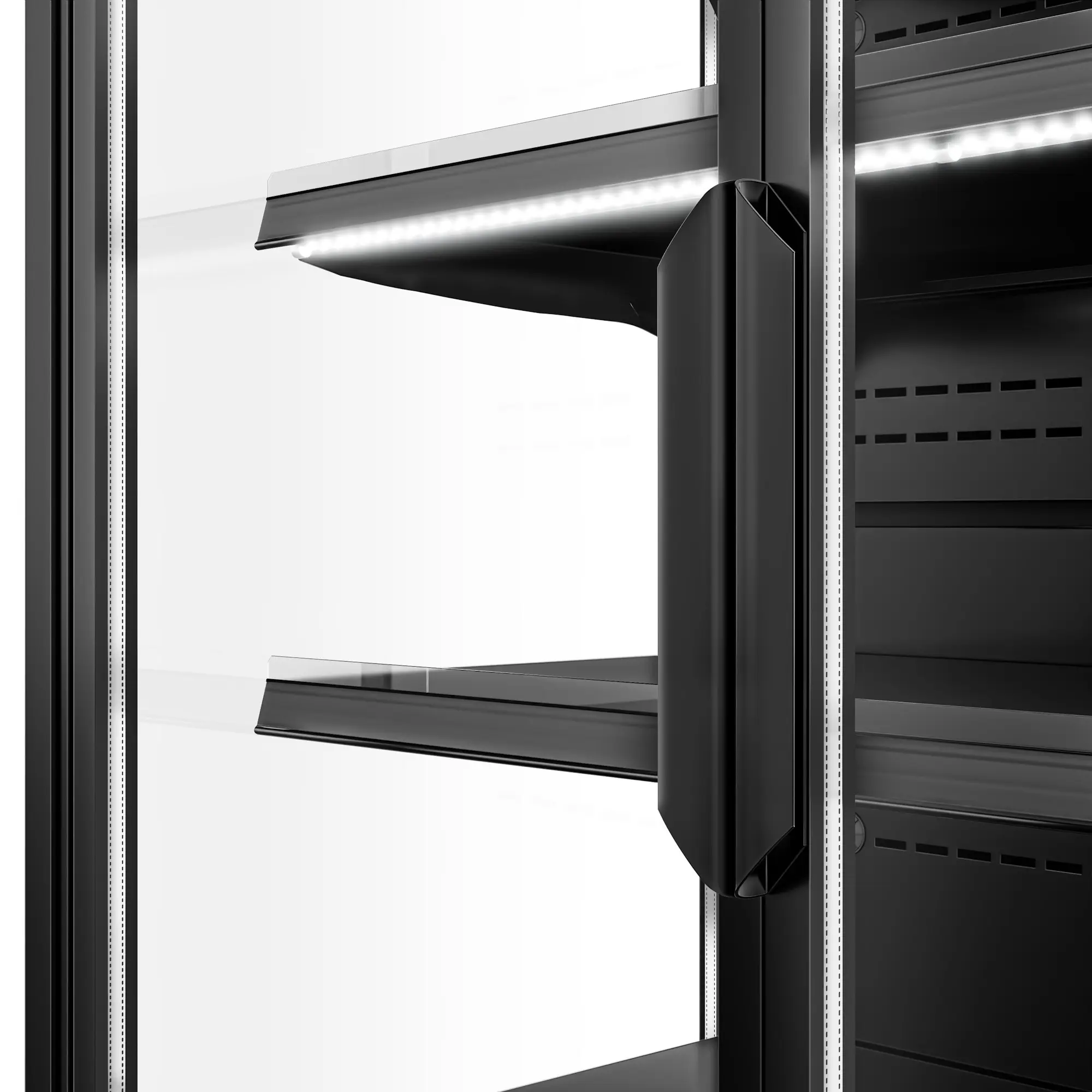 Холодильная витрина для магазина GGM Gastro WKBL157D (Black) - 10
