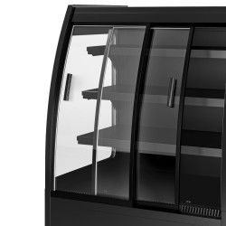 Холодильная витрина для магазина GGM Gastro WKBL158RSD (Black) Thumb