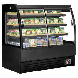 Холодильная витрина для магазина GGM Gastro WKBL158RSD (Black)