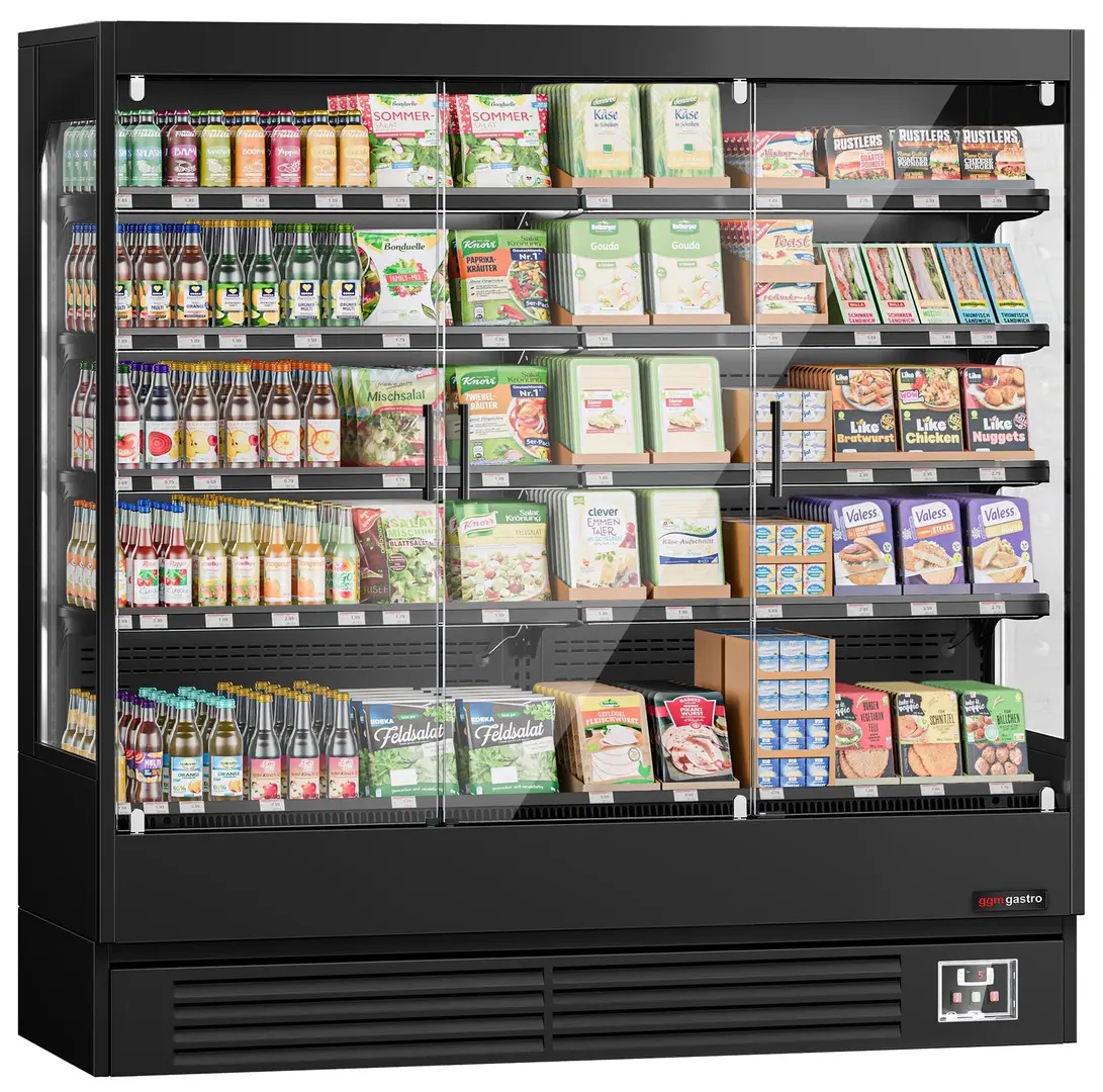 Холодильная витрина для магазина GGM Gastro WKBL197 (Black)