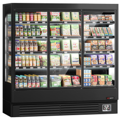 Холодильная витрина для магазина GGM Gastro WKBL197D (Black)