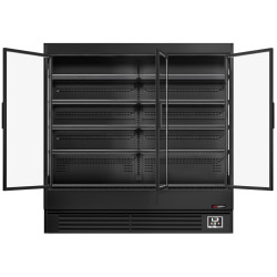 Холодильная витрина для магазина GGM Gastro WKBL197D (Black) Thumb