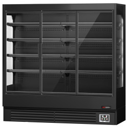 Холодильная витрина для магазина GGM Gastro WKBL197D (Black) Thumb
