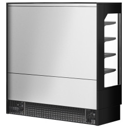 Холодильная витрина для магазина GGM Gastro WKBL197D (Black) Thumb