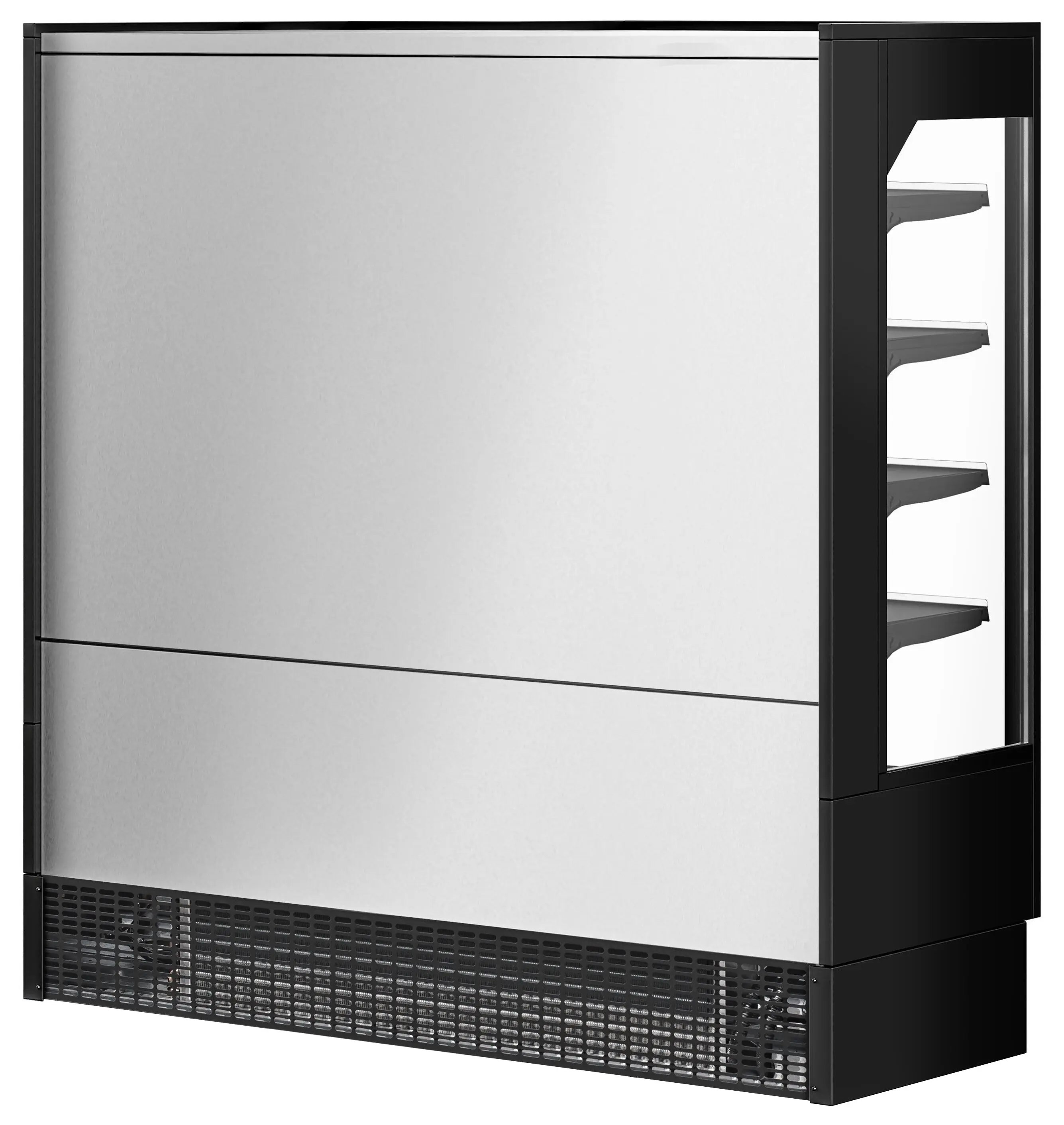 Холодильная витрина для магазина GGM Gastro WKBL197D (Black) - 6
